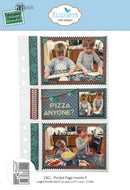 Pocket page insert dies with decorative frames for memory keeping