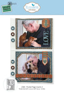 Pocket page insert dies for scrapbook albums and memory keeping