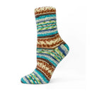 Fiddlesticks Jester 4ply Sock Yarn 50g - Brown-Aqua