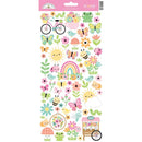 Doodlebug Cardstock Stickers Icons, Butterfly Kisses