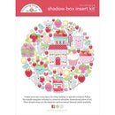 Doodlebug Design Shadow Box Insert Kit Berry Sweet