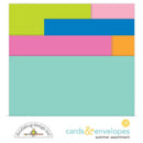 Doodlebug Cards & Envelopes 12/Pkg Summer Fun