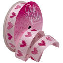 Morex Ribbon Tender Heart 5/8"X5yd Pink