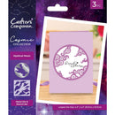 Crafter's Companion Cosmic Create A Card Die And Stencil Mystical Moon*