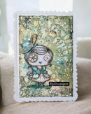 Artistic card with a character design and 'Enthusiasm' text on a textured background.