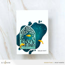 Card with underwater scene design featuring fish and coral, with 'sea you soon!' text on a white background.