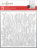 Altenew Undersea Jamboree Builder StencilSet with sea-themed designs on a white background