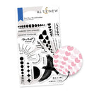 Altenew clear stamps set with various designs on a white background