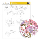 Altenew Sakura Blossom die set packaging with cherry blossom design on a white background