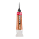 Tube of relief paint with a visible brand label on a white background