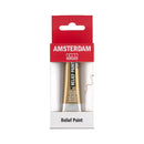 Amsterdam Relief Paint tube packaging on a white background