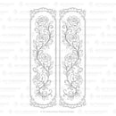 Art Impressions Clear Stamps Set - Peony Margin