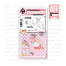 Art Impressions Clear Stamps & Dies Set - Pickleball Patty