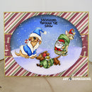 Art Impressions Clear Stamps Set - Santa Paws