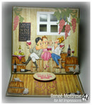 Art Impressions Clear Stamps Set - Wine Tasters