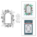 Spellbinders BetterPress Letterpress Press Plates & Die Set Magic Of Christmas Frame