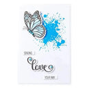 Spellbinders BetterPress Wildflowers Registration Press Plate & Die Set by Lisa Horton - Butterfly Silhouettes