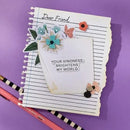 Spellbinders Take Note Etched Dies - Torn Paper Edges