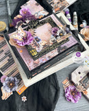 Prima Paper Flowers 8 Pack Enchanted Violet, Bewitched^