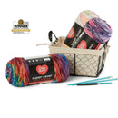 Red Heart Super Saver Bitty Stripes Unicorn Mane