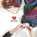 Red Heart Super Saver Bitty Stripes - Pink Lemonade