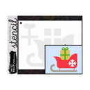 Brutus Monroe A2 Layering Stencil - Sleigh Ride