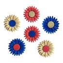 Buttons Galore Theme Buttons 6/Pkg - Land Of The Free