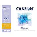 Canson Montval Watercolour Maxi Pad - Cold Pressed 200gsm 24cm x 32cm - 100 Sheets