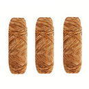 Poppy Crafts Velour Yarn 100g 3 Pack - Caramel