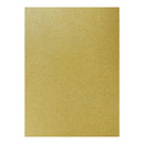 Poppy Crafts A4 Premium Glitter Cardstock 10 Pack - Soft Gold