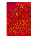 Poppy Crafts A4 Premium Chunky Glitter Cardstock 10 Pack - Red