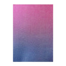 Poppy Crafts A4 Premium Ombre Glitter Cardstock 10 Pack - Unicorn