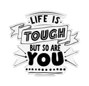 Crafter's Companion Clear Acrylic Stamps - Life is Tough*