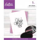 Crafter's Companion Clear Acrylic Stamps - Not Afraid*
