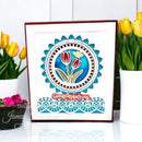 Creative Expressions Craft Dies By Sue Wilson - Stained Glass Collection - Tulip*
