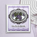 Creative Expressions Craft Dies By Sue Wilson - Stained Glass Collection - Grapevine*