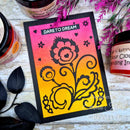 Creative Expressions Paper Cuts Folk Flowers Craft Die - Floral Flourish*