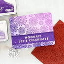 Hero Arts Cling Stamp 6"X6" Sunburst Flowers Bold Prints*