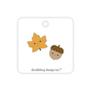 Doodlebug Collectible Enamel Pin 2 pack - Fall Friends*