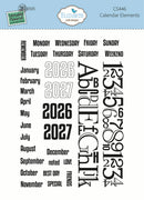 Elizabeth Craft Designs – Clear Stamp Set – Calendar Elements