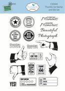 Elizabeth Craft Designs – Clear Stamp & Die Set – Thumbs Up
