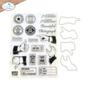 Elizabeth Craft Designs – Clear Stamp & Die Set – Thumbs Up