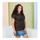 Caron Yarns Free Pattern - Simply Me Luster - Knit Boxy Tunic Tee