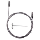 ChiaoGoo SWIV360 Silver Cables 5" (13 cm) - Small