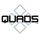 Logo with the word 'QUADS' and a trademark symbol on a white background