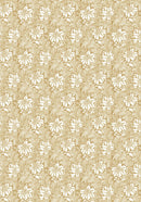 Beige floral patterned paper