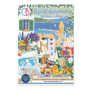 Ciao Bella Paper Riviera Dream junk journal & scrapbook paper pad with colorful illustrations on a white background