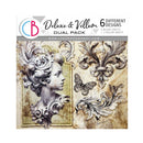 Ciao Bella Deluxe & Vellum Dual Pack with decorative design elements on a beige background