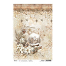Ciao Bella Winter Season A4 Rice Paper - Romantic Snowball