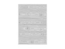 Textured white panel with wavy pattern on a white background